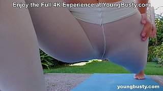I can put my Legs behind my Back while we fuck! Flexible Briana Moon at YoungBusty