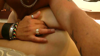 Swemature on the ferry Cinderella, playing with dildos, getting double, cock in anal and dildo in pussy, sucking my black dildo.