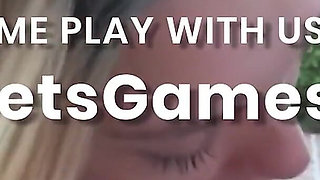 An Intense Game of Strip Freeze Where Aimee Loses