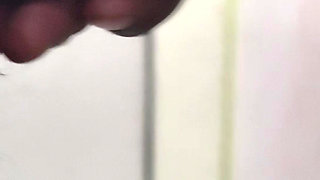 Masturbation in bathroom