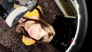 Amateur Blowjob Fun with Hot Body Brunette Babes