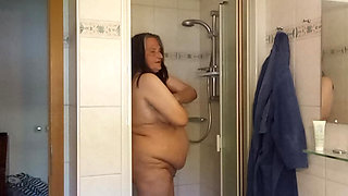 Shower on. Excuses off. Mature German