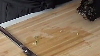 Big Hanging Tits Cook Breakfast