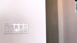 Busty platinum-blonde honey likes assfuck with 2 men in a