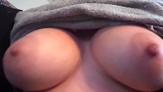 Italian Big tits Milf Artemisia Love hot solo big boobs bouncing session