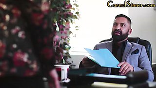 Cocksucking bitch fucked in bisex 3some