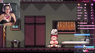 ExotiqFox JOI Solo Masturbation - Cute Asian Gamer Girl Live Stream Part 1