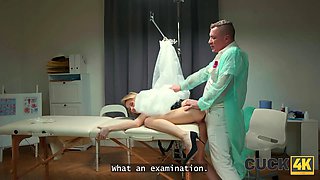 Cuck4k. physician treated my poor vulva with his shaft