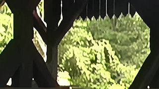 Sporty Pregnant Teen Gets Public Ass Fucked
