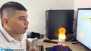 Hot Latina MILF with Perfect Ass Fucks Service Guy in Doggy Style