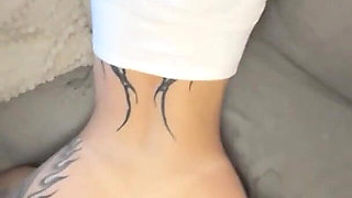 Emo Petite Goes Bananas on BBC Monstercock