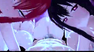 High School DxD orgy