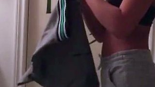 Filipina college gf Zoie wet from the shower