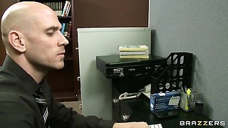 Sex at the factory with a silicone tits brunette babe Mya Nichole