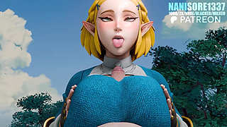 Princess Zelda Ahegao Titjob POV Rule34