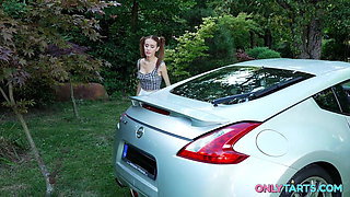 Stepsister's Small Ass Meets Stepbro's Huge Dick (with Milk Dripping Tits)