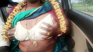 Step Dad Daughter in Law Car Sex, Telugu Dirty Talks, Part -1