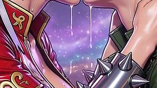Cammy and Chun Li Kissing Ai