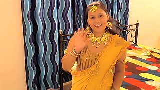 Steamy bathroom hook-up with pornstar Pujaprem enjoying a wild handjob