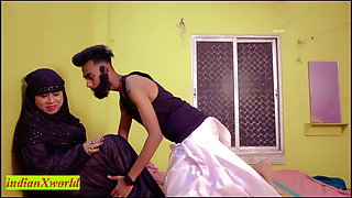 Indian Bengali Muslim Wife Cheating Sex with Old Devar! Hot Sex