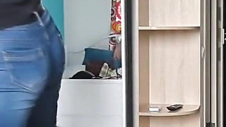 Masked female dominates her pet slave: Part 1