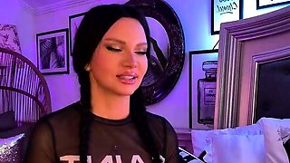 Chubby Brunette Big Boobs Dildo Masturbation