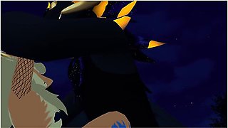 Female Nardo Gets Pounded By Demon Wicker