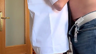 Horny Wife Pegging of Husband on the Kitchen