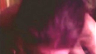 Horny housewife deep-deep throating a boner, taking it deep down her mouth.