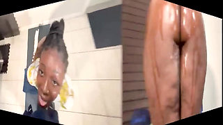 Bubble Butt Ebony Gets Destroyed by 11 Inch Monster BBC - Hard Pounding & Deep Creampie