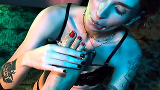 Retro lesbian foot fetish