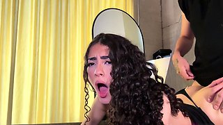 Skinny Curly Gets Fucked For Her promotion Onlyfans Video