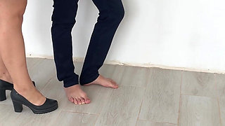 Came Home to Work to the Secretary, but Left with Empty Balls. Sex with the Secretary with Conversations