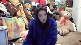 Webcam brunette solo masturbation