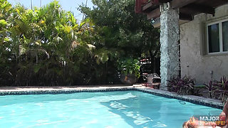 Rome Major Hotwife Deepthroat Pool Session