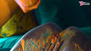 Tattooed Girl Got Caught Fucking Herself with a Big Toy, ANAL, BJ, Cumshot