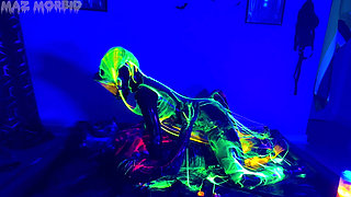 Uv Wet and Messy Gimpy Gas Mask Fun with Patricia