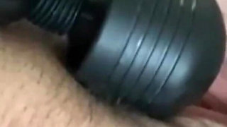 Rubbing Squeezing My Tits Stimulating My Clit with Wand