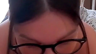 Secretary Comes to Boss Hotel Room on a Business Trip to Suck His Cock