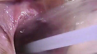 Far Spread Pussy Close up Fucking with Lamp 1000watt