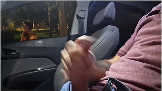 Risky Masturbation For A Redhead Who Was At The Bus Stop