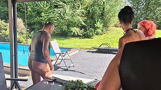 Lady Medusa Rubs Nettles on My Ass and Cunt