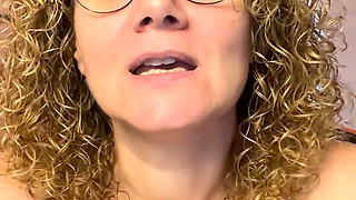 Close-up of Merce Masturbating in a Chair, Horny as Fuck