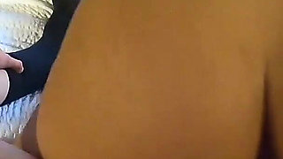 Tall Asian Guy Cums on Half Japanese Girl Ass After Workout