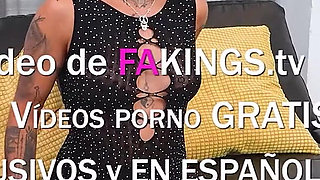 First Gangbang for a Vicious One. Valeria Del Río, Overwhelmed with Cocks in Fakings