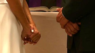 Sexy latin stud and blonde babe wedding site: Doggy, Cowgirl  Spooning Porn