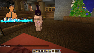 Minecraft Figura - Trying out some new models like this sexy Woman with bunny ears