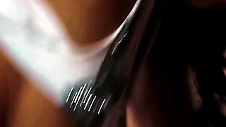 Horny Brunette with a Smooth Pussy Rides a Thick Cock and Gets a Creampie