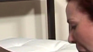 A Skinny Redhead Gets Her Asshole and Pussy Hardcore Destroyed by Two Big Black Cocks