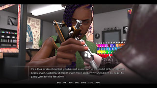 Taboo University 119 - Emo Girl Gets Fingered Hard in the Tattoo Parlor